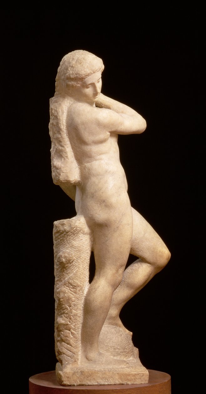 Apollo, eller David, ca. 1530 (marmor) (se også 79842 og 230332) af Michelangelo Buonarroti