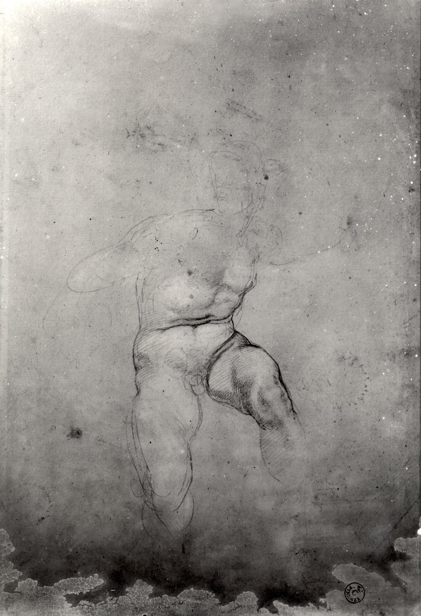 Mand nøgen af Michelangelo Buonarroti