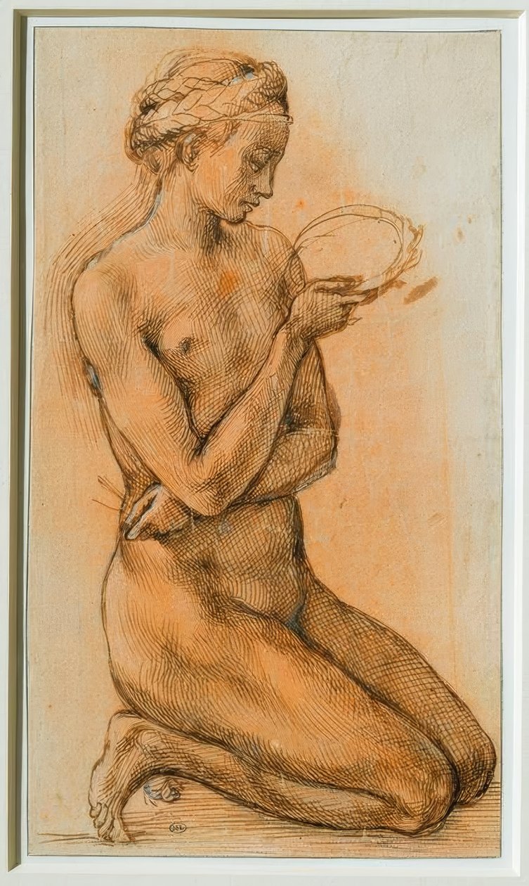 Maria Magdalene betragter Tornekronen af Michelangelo Buonarroti