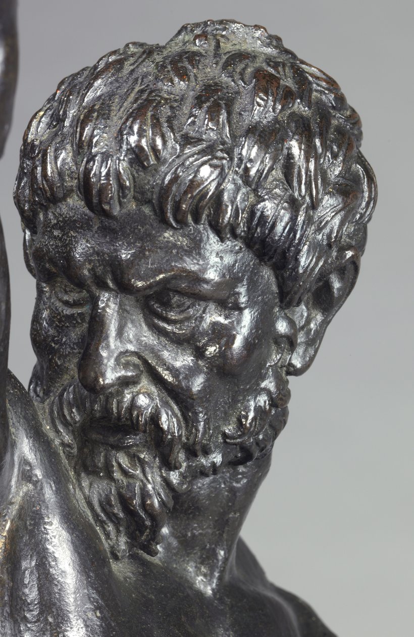 Nøgne bacchants rider pantere, ca. 1506-08 (bronze) af Michelangelo Buonarroti