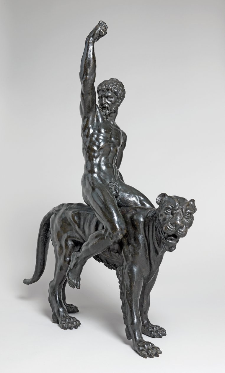 Nøgne bacchants rider pantere af Michelangelo Buonarroti