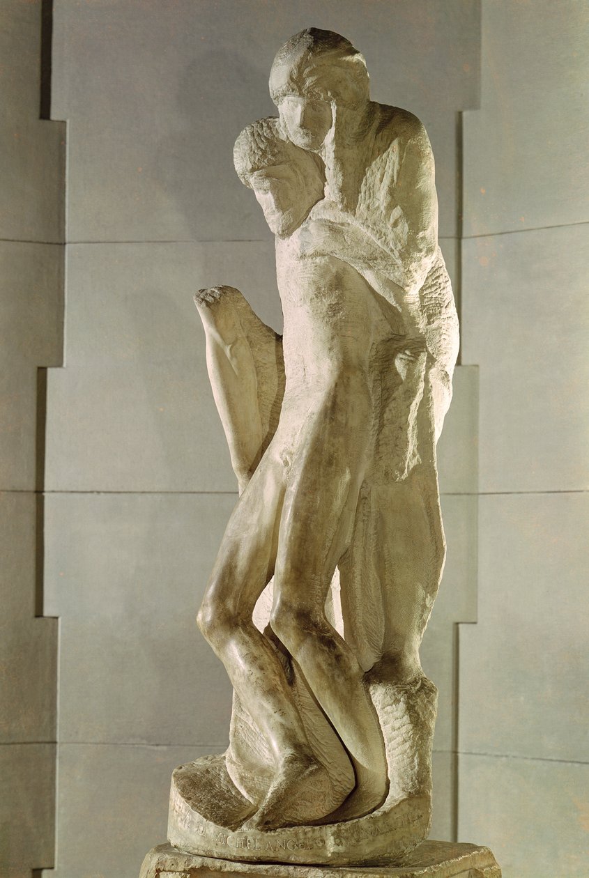 Rondanini Pieta, 1564 (marmor) (se også 121822) af Michelangelo Buonarroti