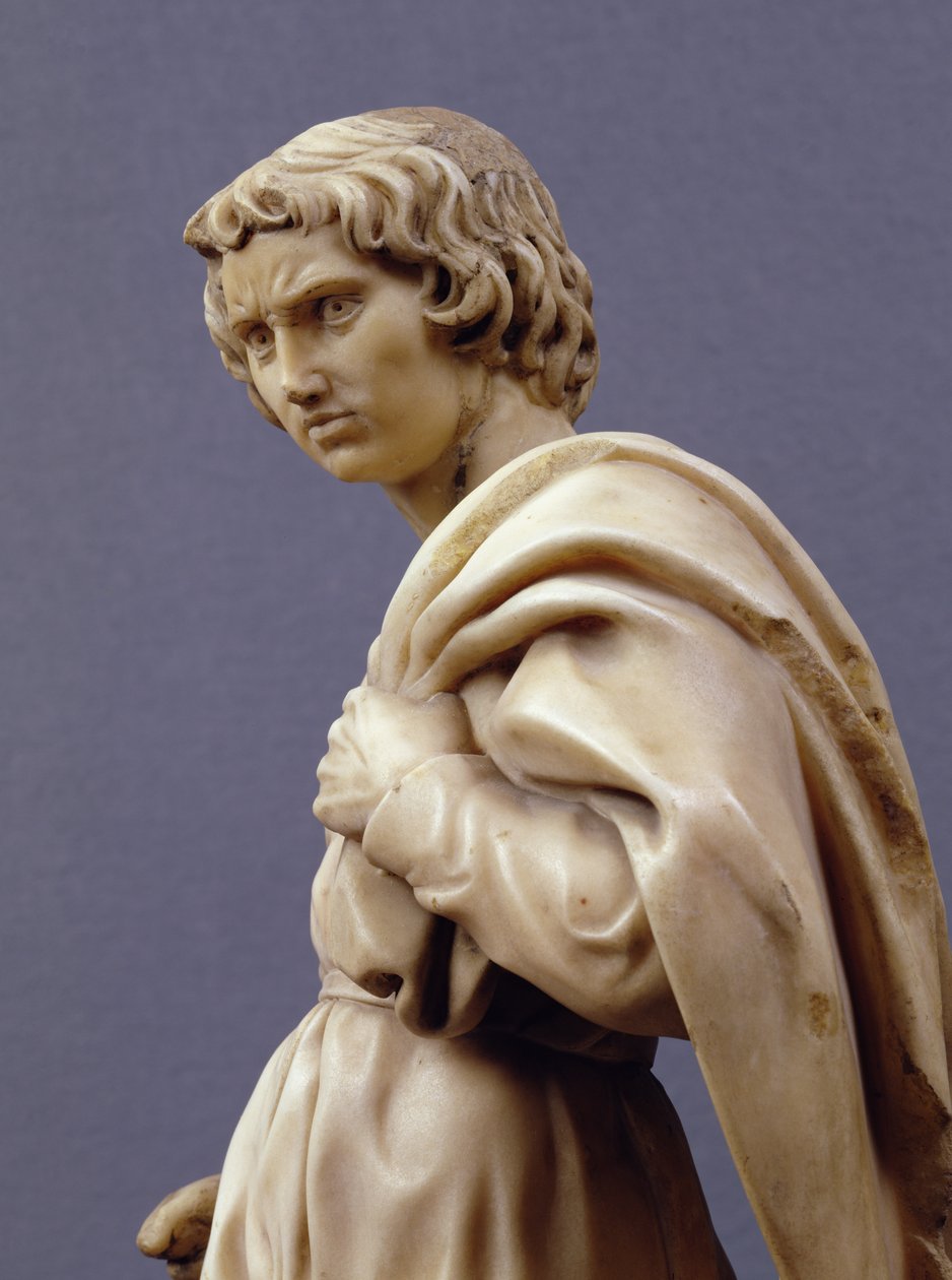 Saint Proculus, fra Arca di San Domenico, 1495 (marmor) (detalje) (se 134174) af Michelangelo Buonarroti