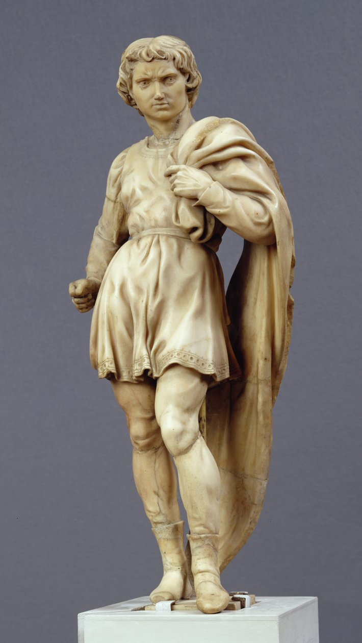 Saint Proculus, fra Arca di San Domenico, 1495 (marmor) af Michelangelo Buonarroti