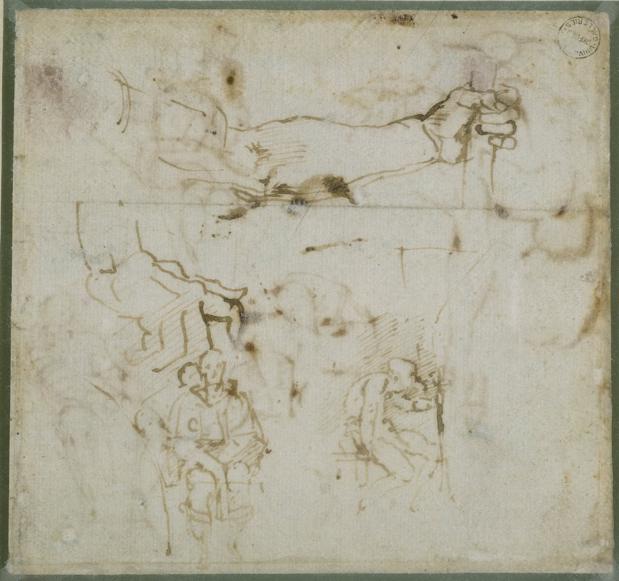 Studie af en arm, ca.1511 af Michelangelo Buonarroti