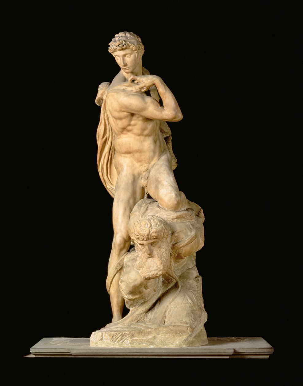 Sejrens geni, 1532-34 (marmor) af Michelangelo Buonarroti