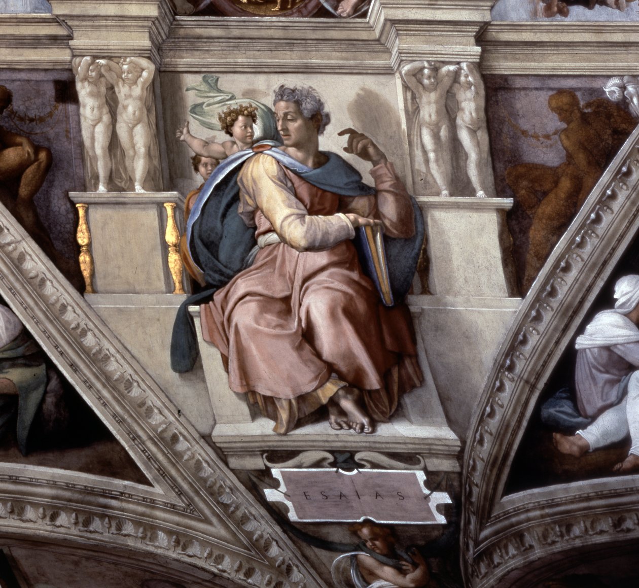 Profeten Esajas, Det Sixtinske Kapels loft af Michelangelo Buonarroti