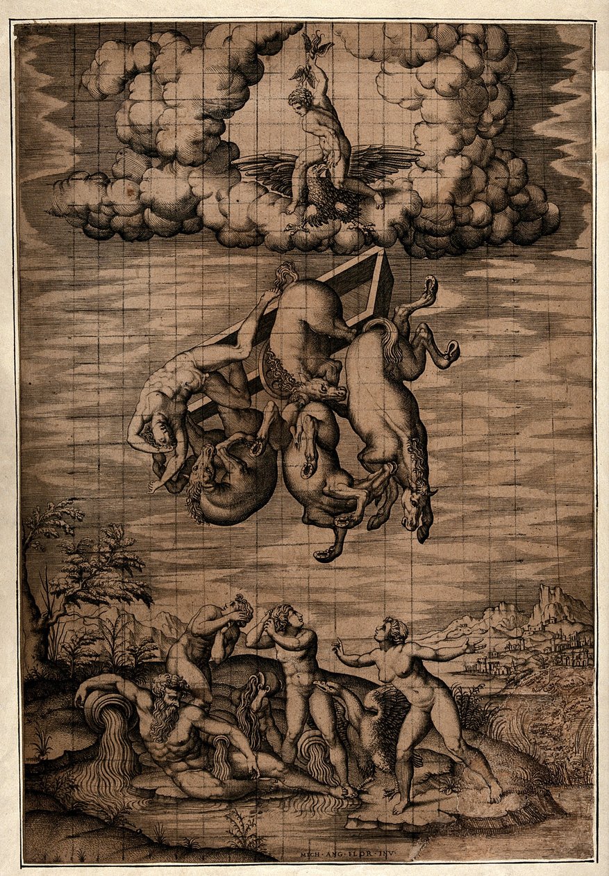 Phaetons fald af Michelangelo Buonarroti