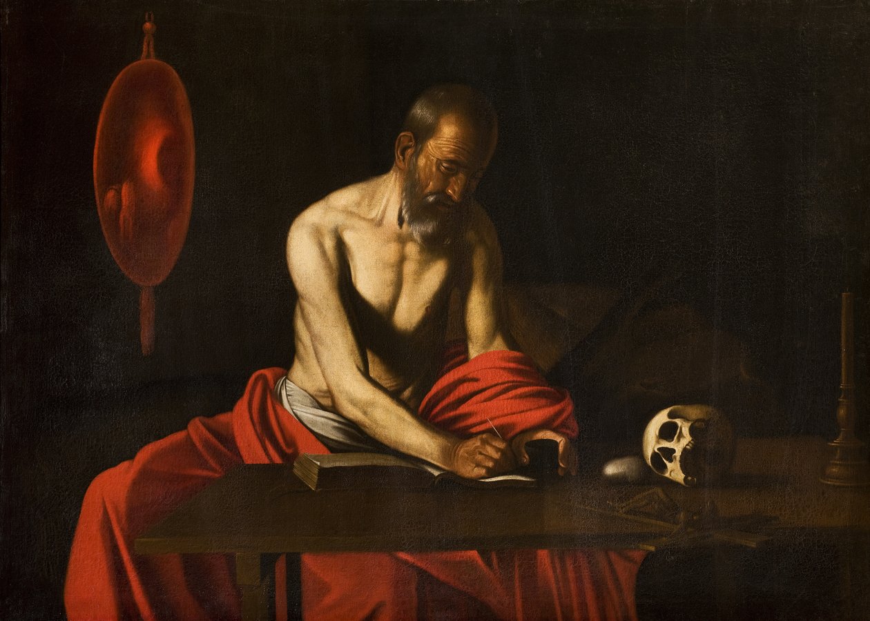 Sankt Hieronymus, 1607 af Michelangelo Merisi Caravaggio