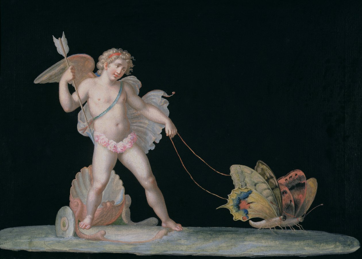 Amor ledet af sommerfugle af Michelangelo Maestri