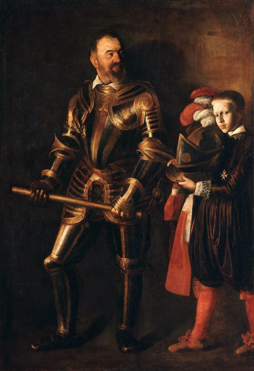 Alof de Wignacourt af Michelangelo Merisi Caravaggio