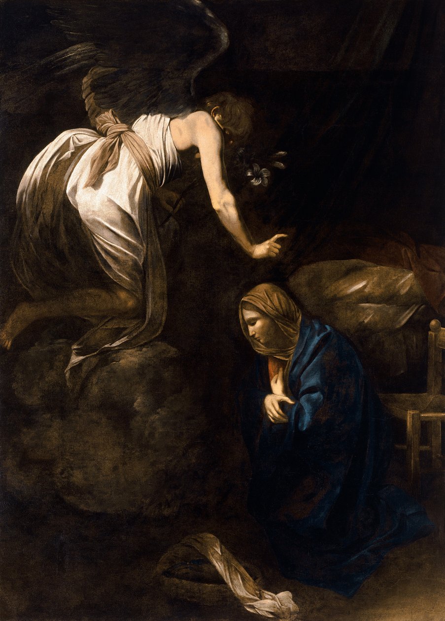 Meddelelse af Michelangelo Merisi Caravaggio