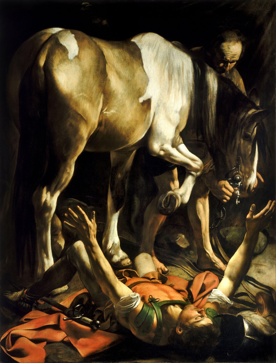 Konvertering på vej til Damaskus af Michelangelo Merisi Caravaggio