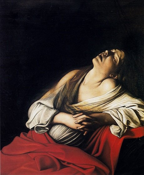 Magdalene i ekstase af Michelangelo Merisi Caravaggio