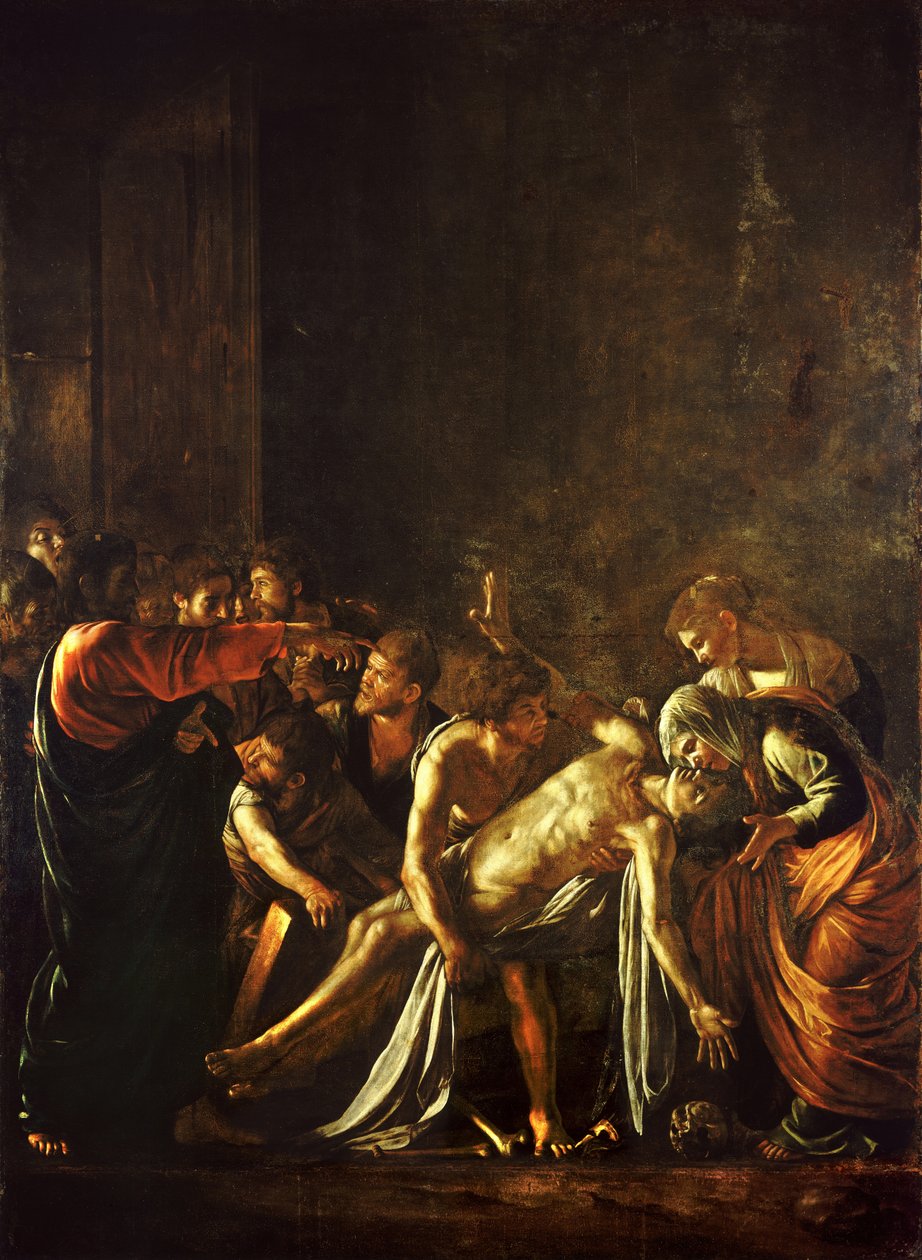 Opstandelsen af Lazarus af Michelangelo Merisi Caravaggio