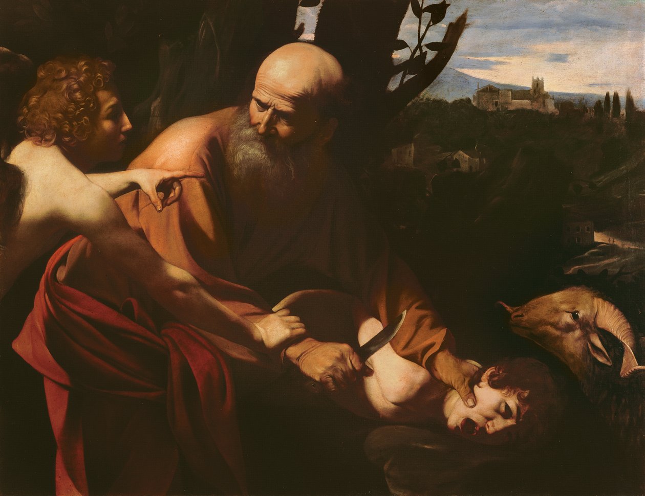 Isaks offer, 1603 af Michelangelo Merisi Caravaggio