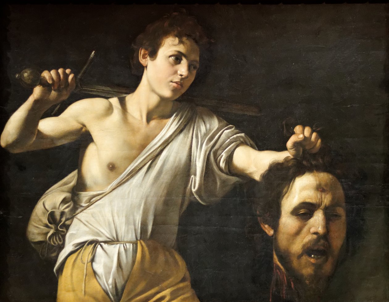 David med hovedet på Goliat af Michelangelo Merisi Caravaggio