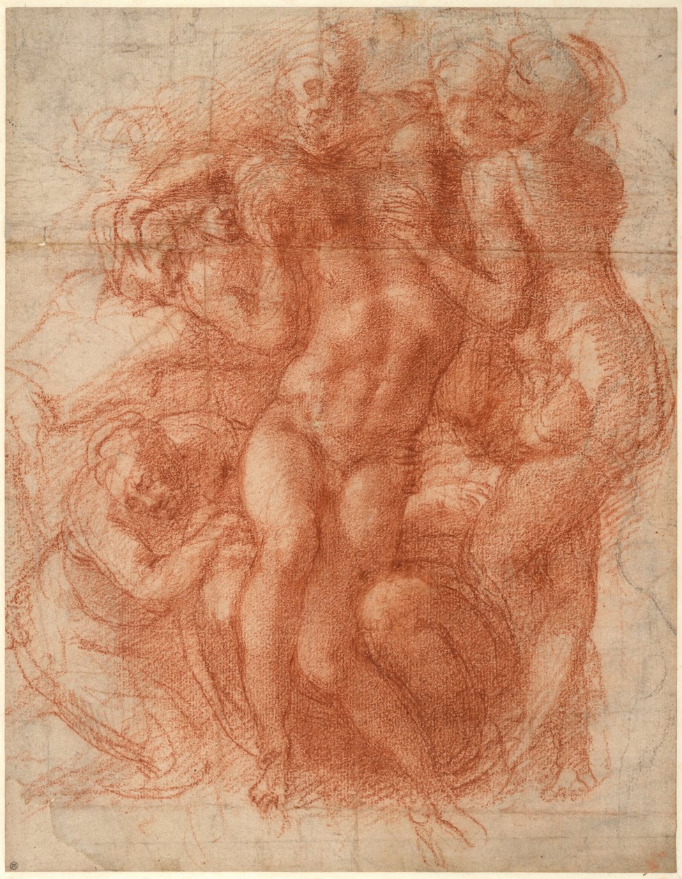 Klagesang (recto), ca. 1530 af Michelangelo