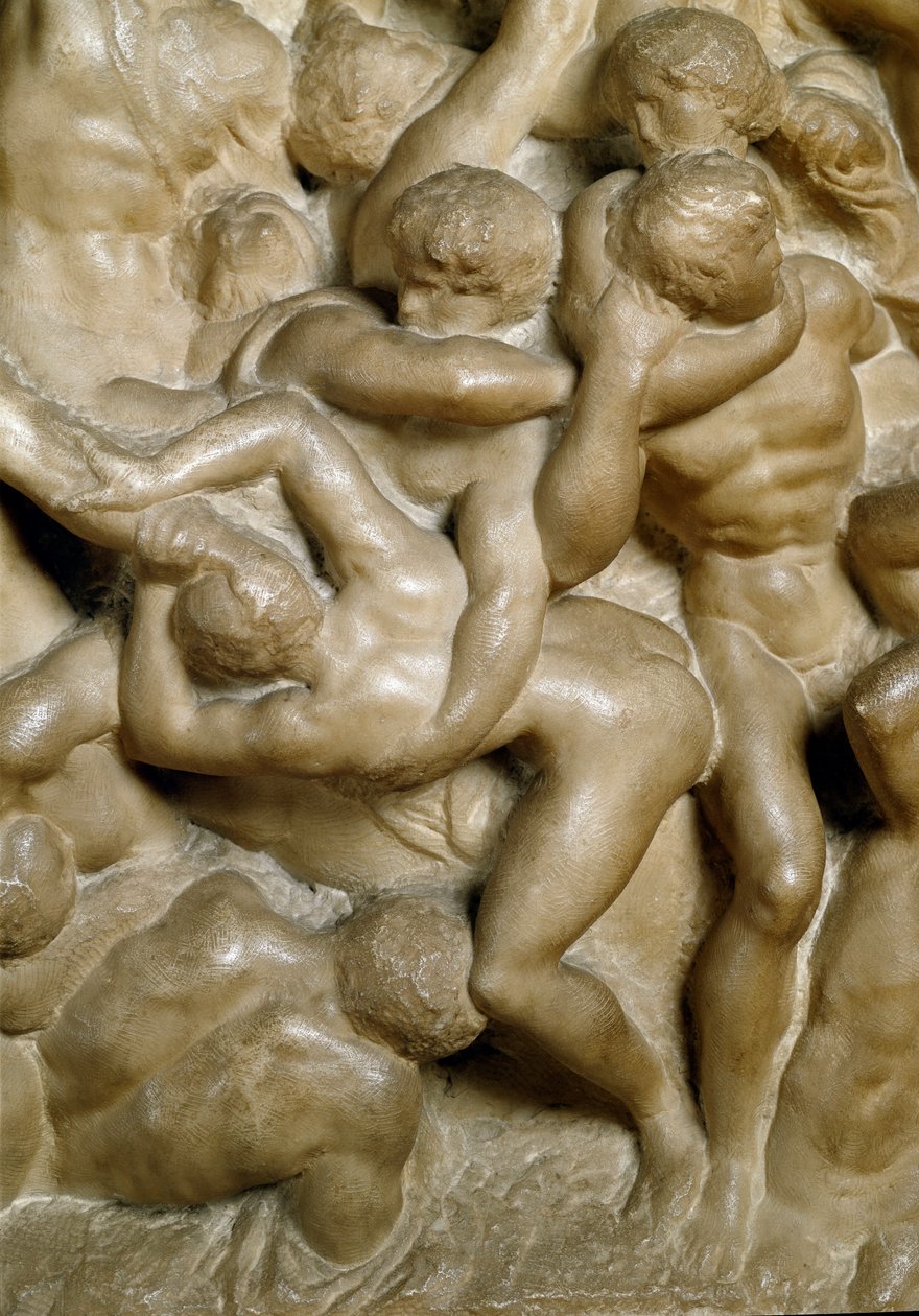 Slaget ved Lapiths mod Kentaurer af Michelangelo Buonarroti