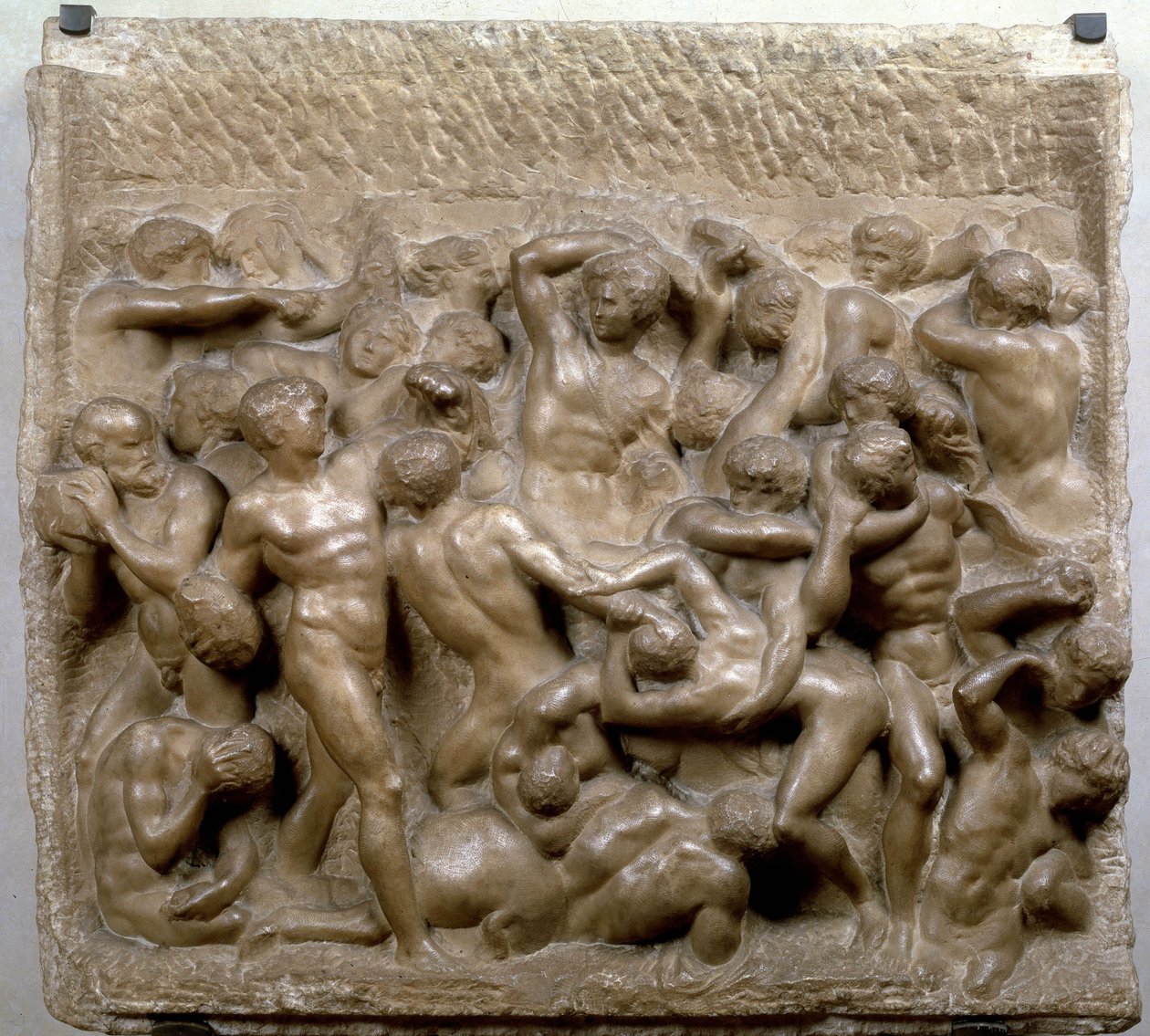 Kentaurer kamp af Michelangelo Buonarroti