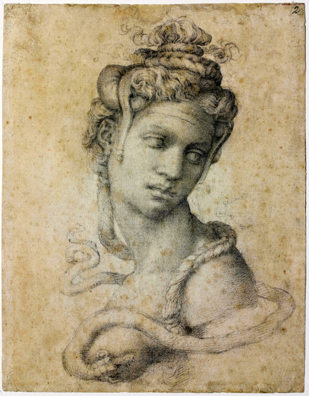 Cleopatra, ca. 1535 af Michelangelo Buonarroti