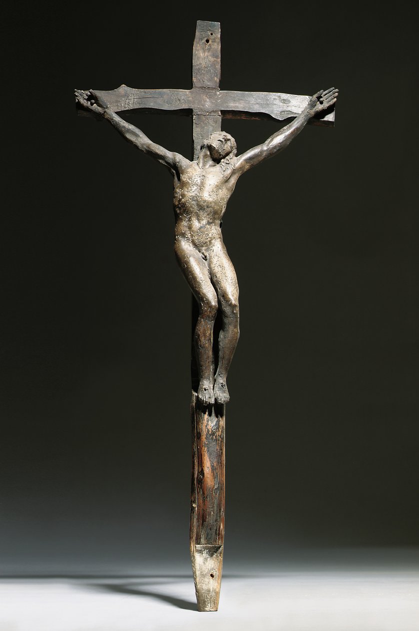 Korsfæstelsesgruppe af Kristus, den gode tyv og den dårlige tyv af Michelangelo Buonarroti