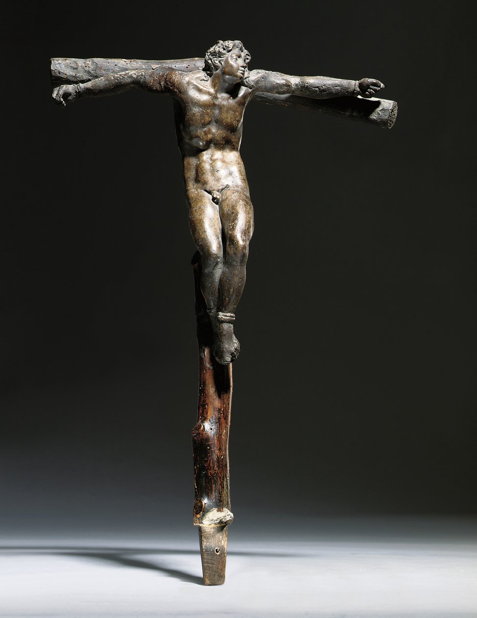 Korsfæstelsesgruppe af Kristus, den gode tyv og den dårlige tyv af Michelangelo Buonarroti