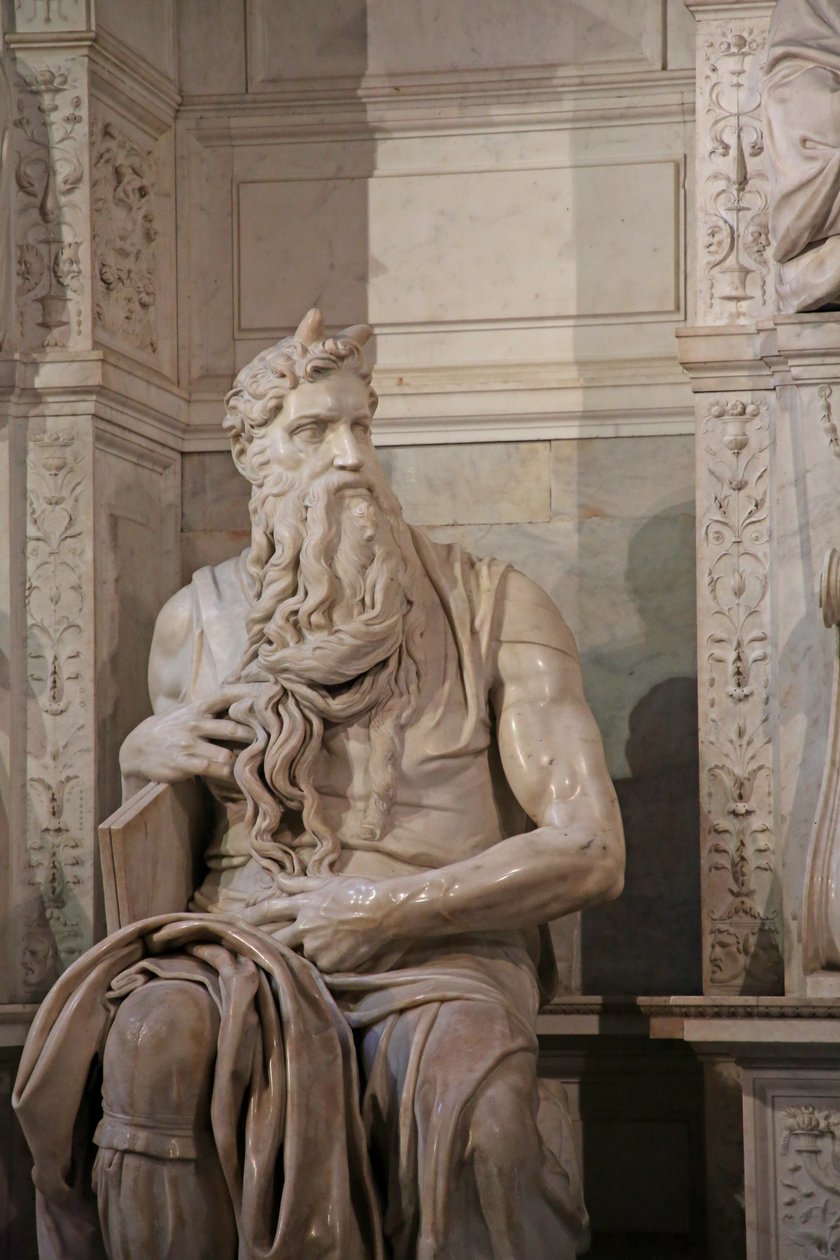 Detalje af Moses fra Julius II