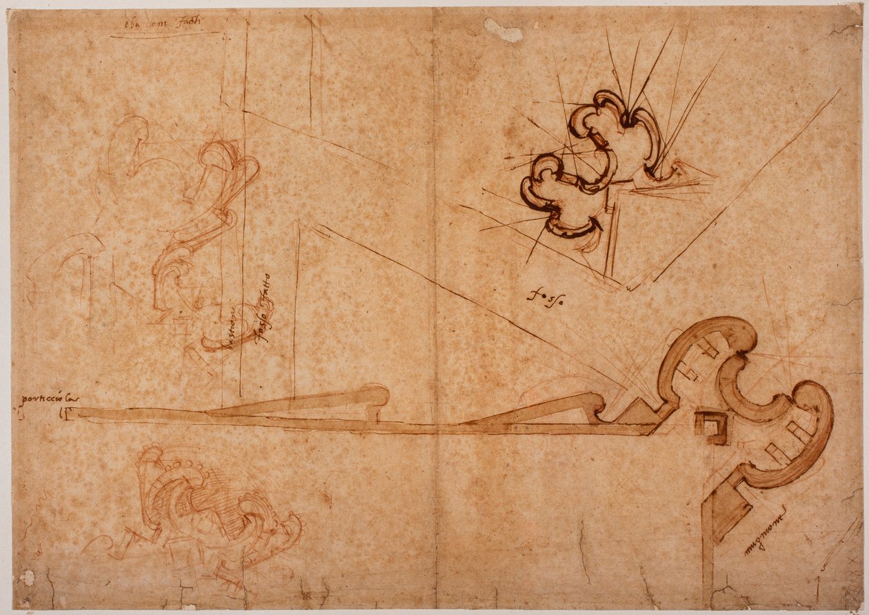 Befæstning af Porta al Prato af Michelangelo Buonarroti