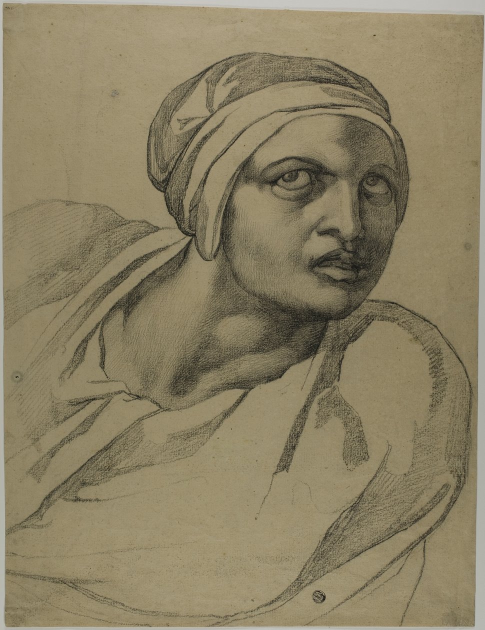 Halv-længde figur af Michelangelo Buonarroti