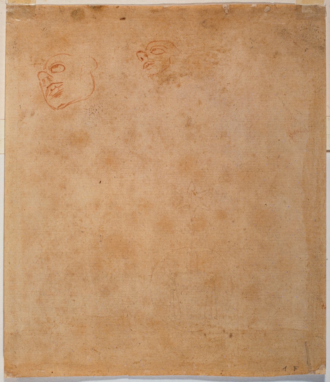 Hovedstudie til den sixtinske Jonas af Michelangelo Buonarroti