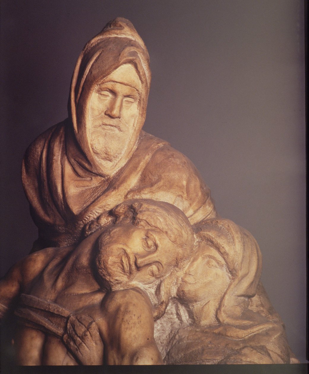 Pieta, 1553 marmordetalje af 120999 af Michelangelo Buonarroti