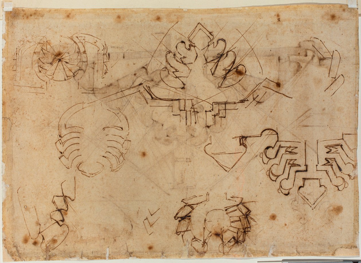 Undersøgelser af befæstninger af Michelangelo Buonarroti