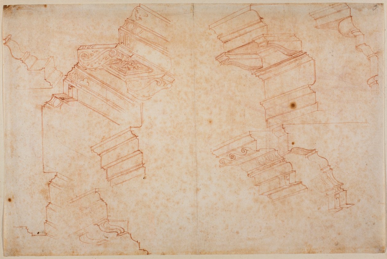 Studier af romerske monumenter af Michelangelo Buonarroti