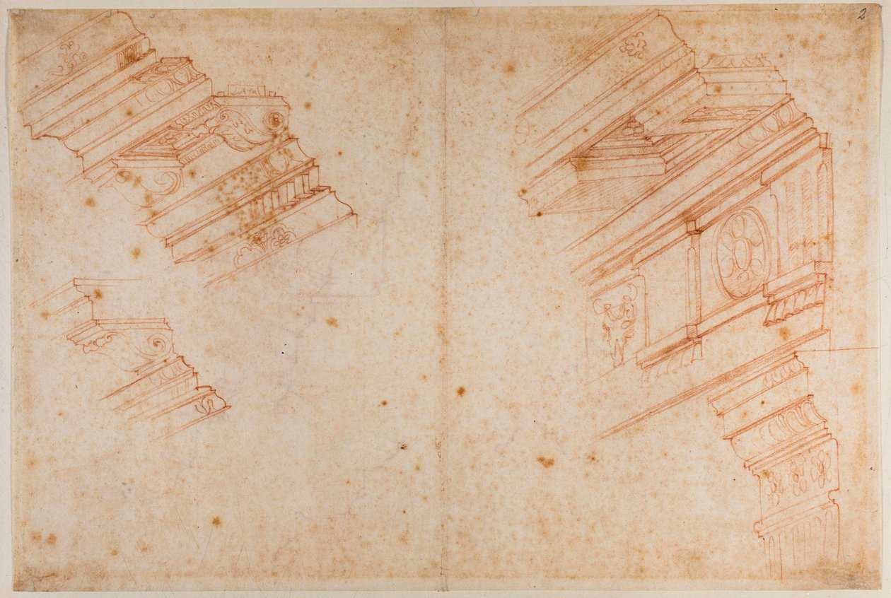 Studier af romerske monumenter af Michelangelo Buonarroti