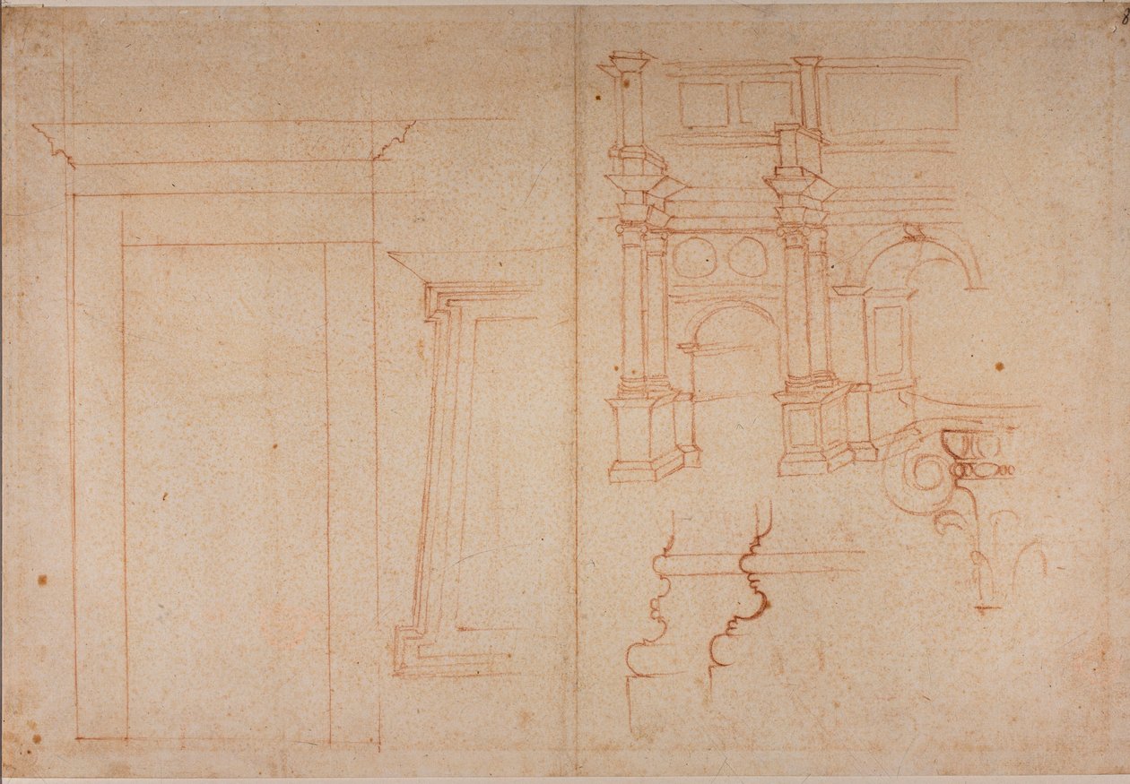 Studier af romerske monumenter af Michelangelo Buonarroti