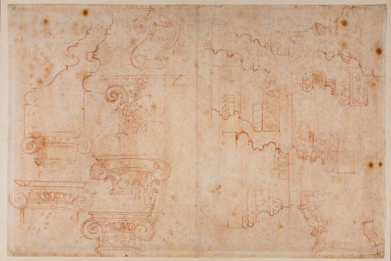 Studier af romerske monumenter af Michelangelo Buonarroti
