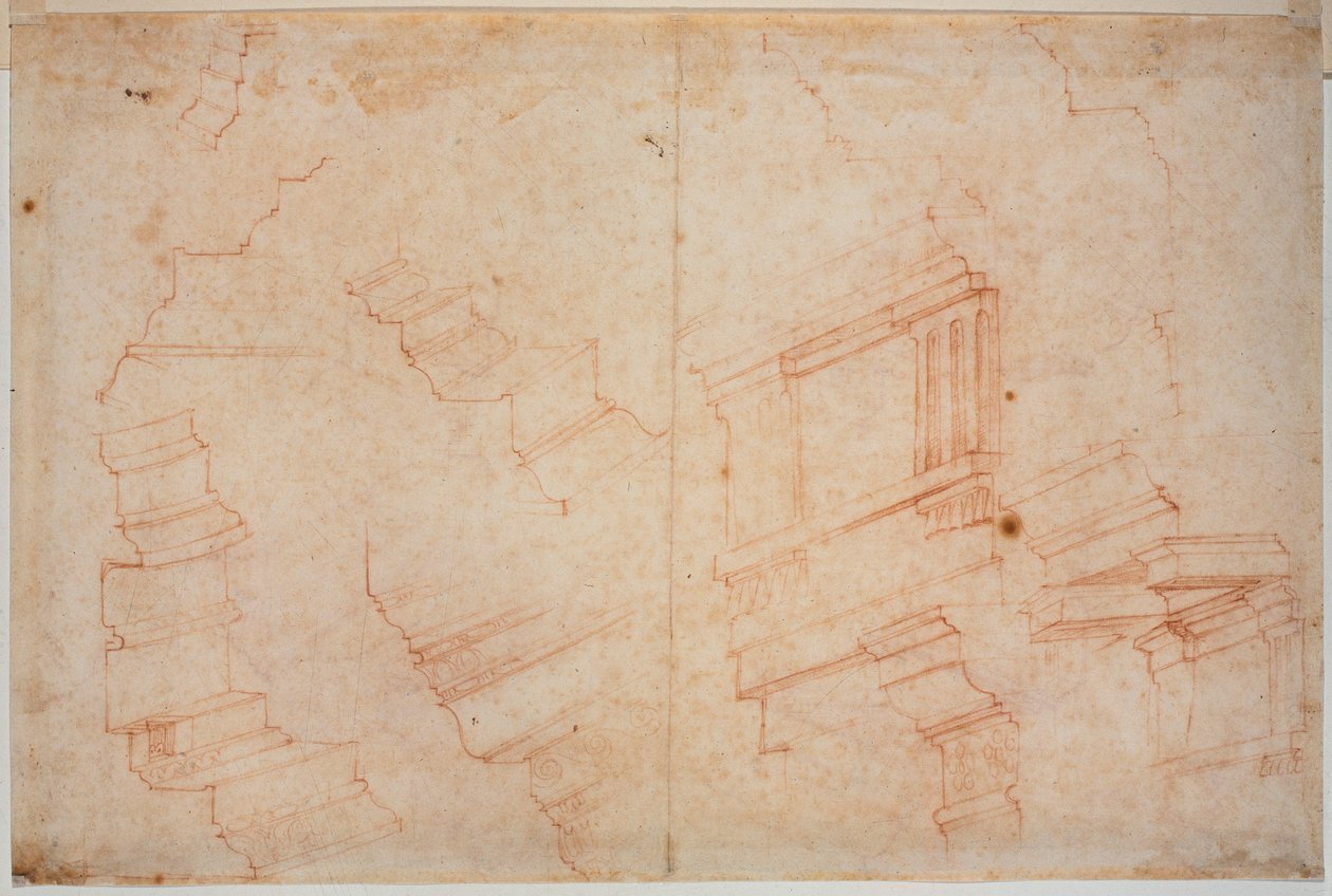 Studier af romerske monumenter af Michelangelo Buonarroti