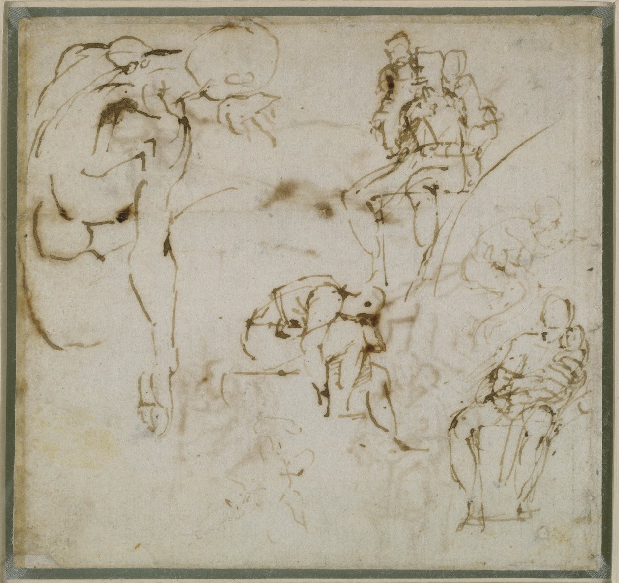 Studie af figurer, c.1511 af Michelangelo Buonarroti