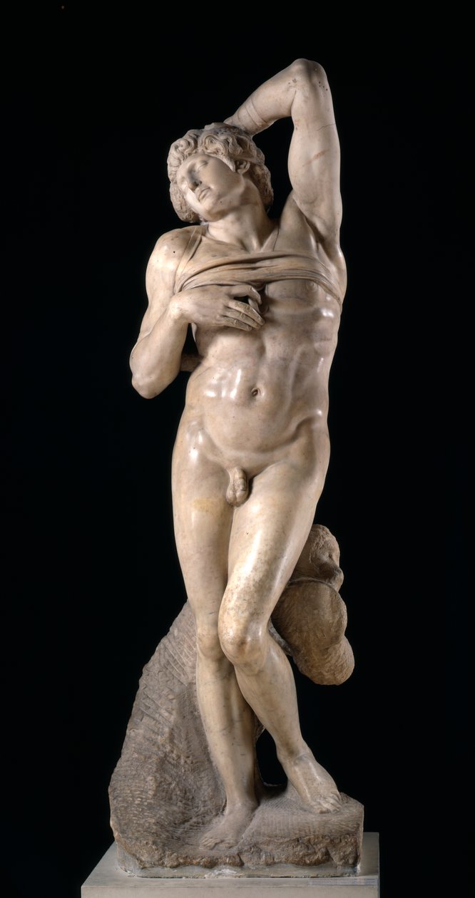 Den døende slave, 1513-1515 af Michelangelo Buonarroti