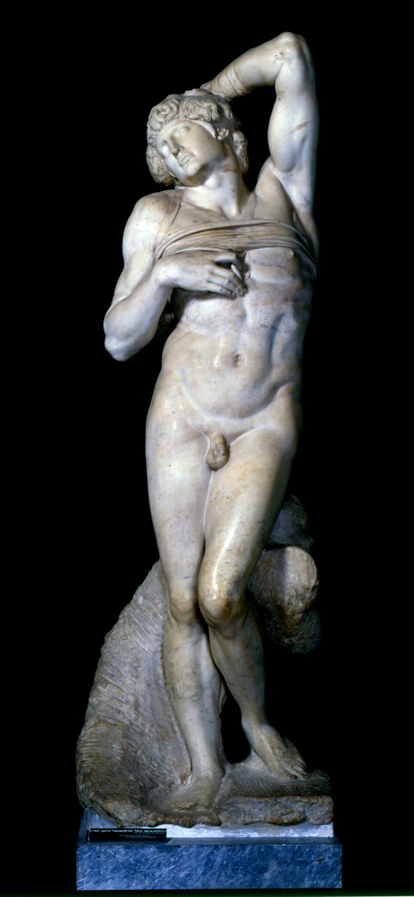 Den døende slave, 1513-15 af Michelangelo Buonarroti