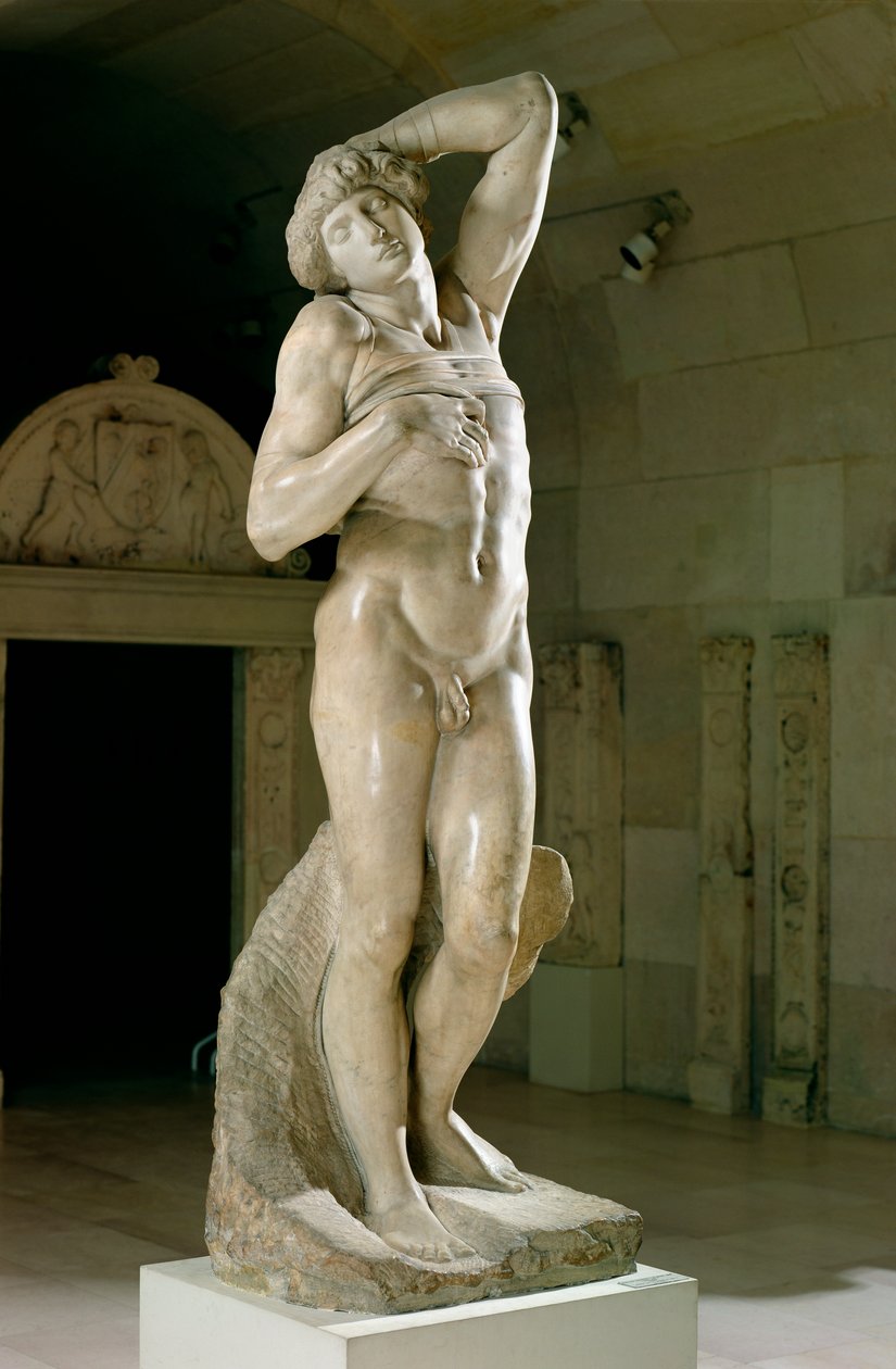 Den døende slave, 1513-15 af Michelangelo Buonarroti