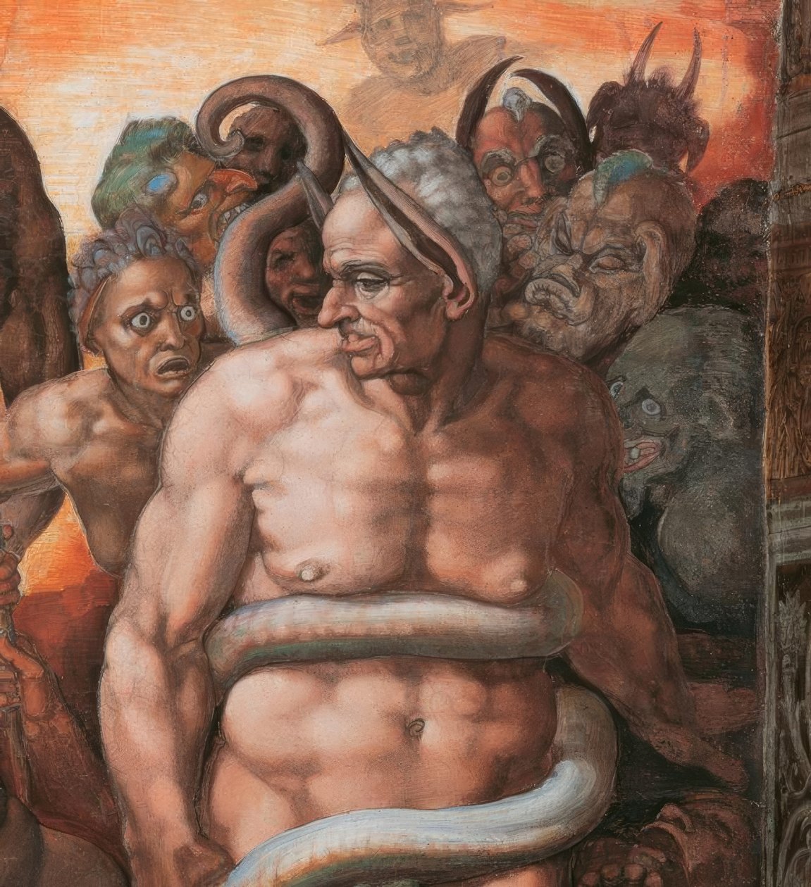 Den sidste dom, af Michelangelo Buonarroti