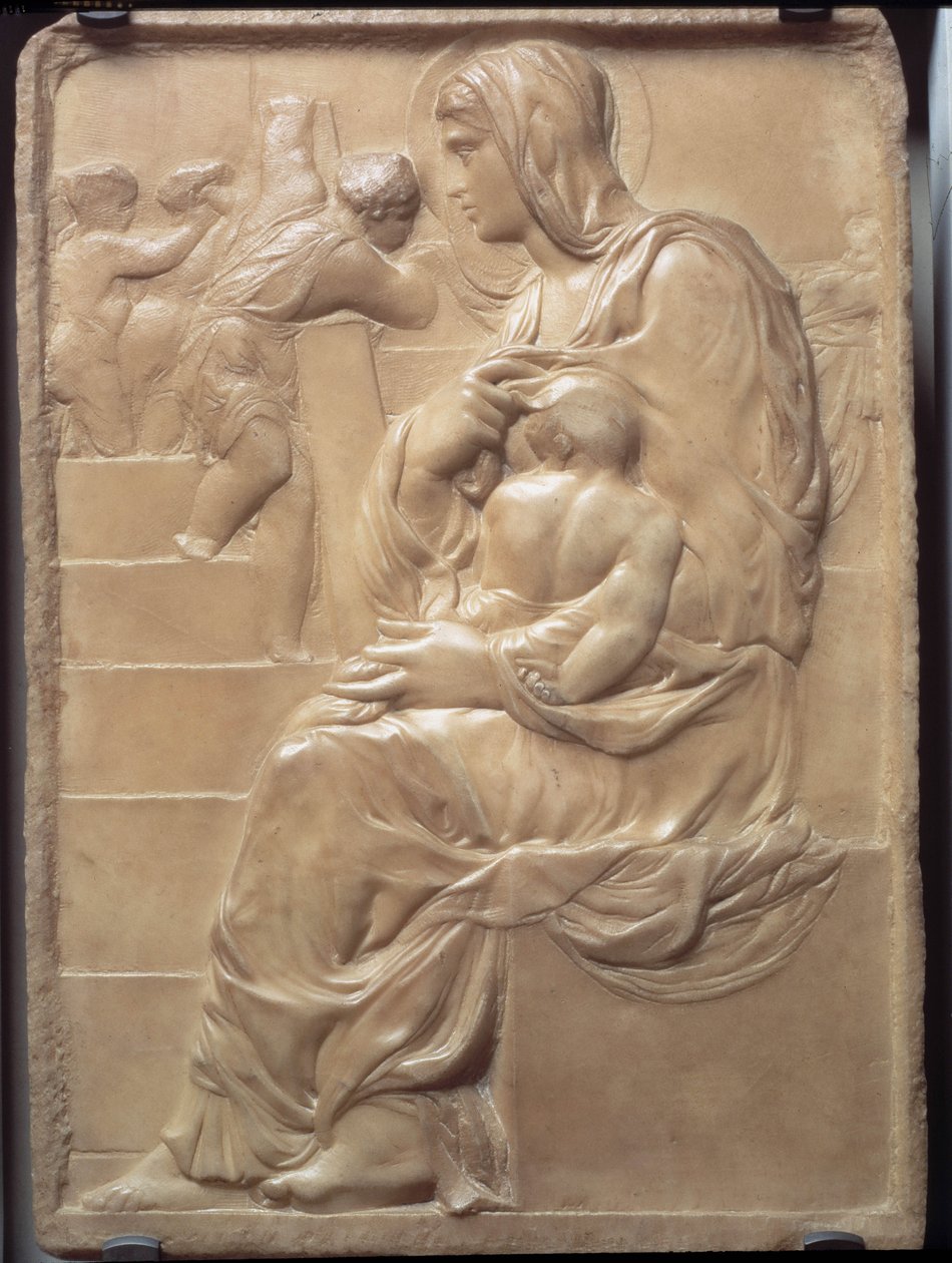 Madonnaen på trappen af Michelangelo Buonarroti