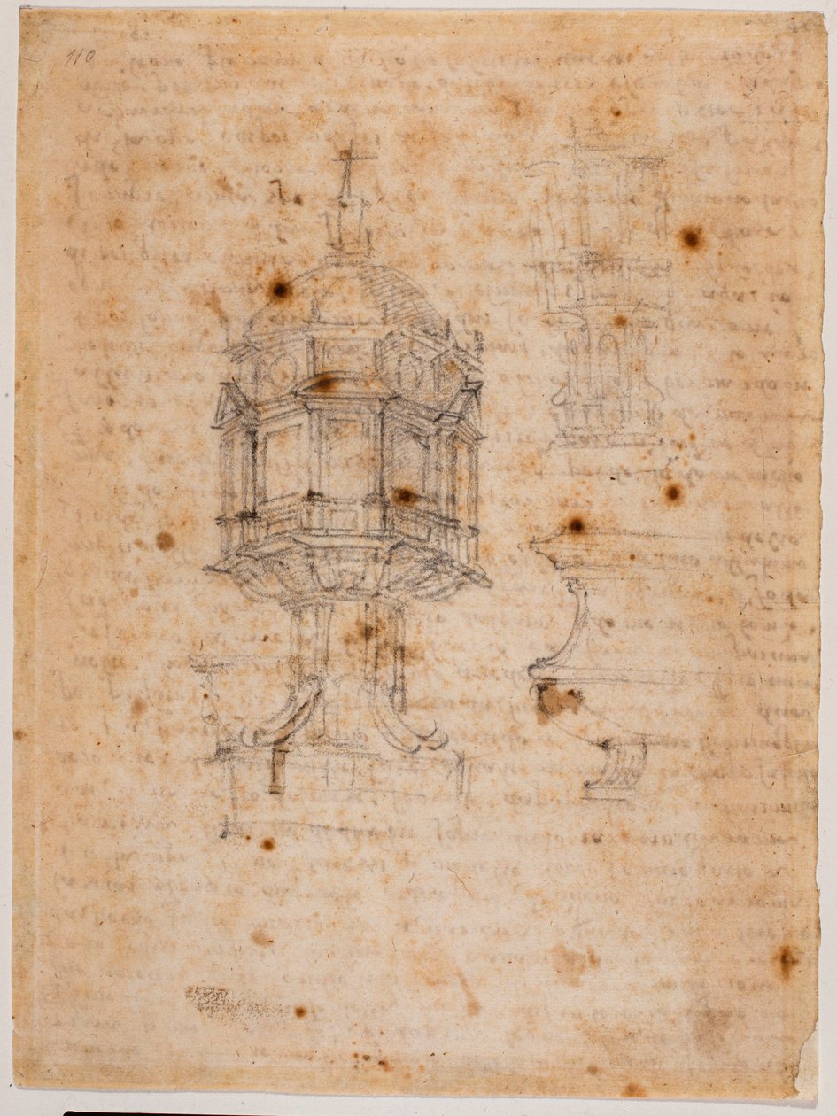 To ciborium-studier af Michelangelo Buonarroti