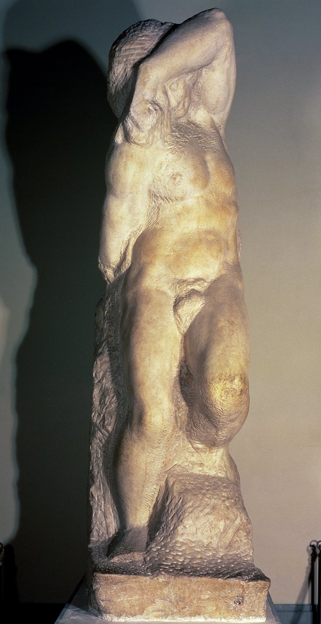 Ung træl, c.1520-23 af Michelangelo Buonarroti