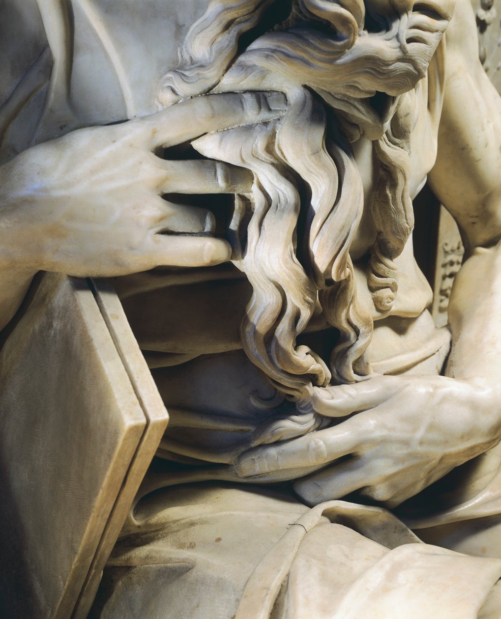Moses hænder, detalje fra Julius II