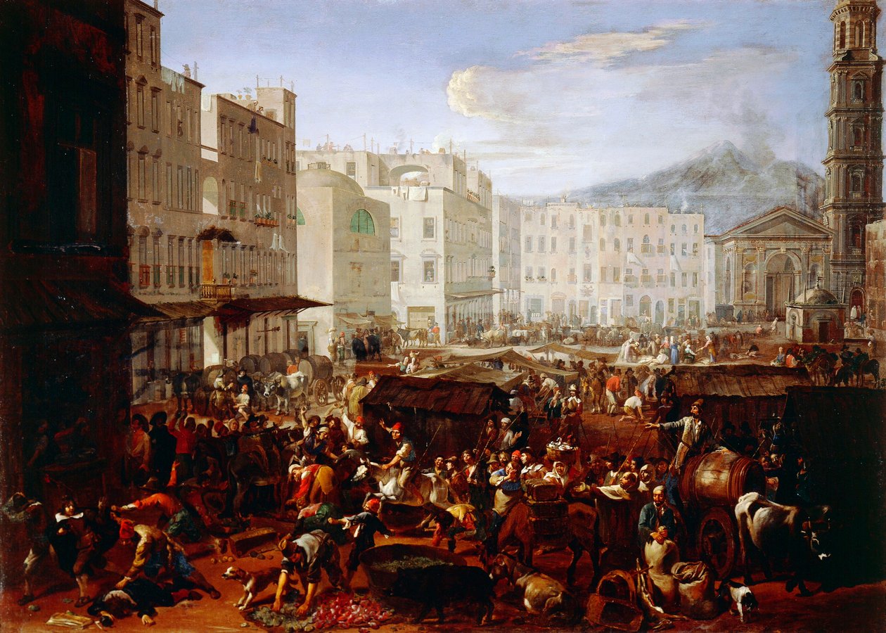 Masaniello-oprøret, 7. juli af Michelangelo Cerquozzi