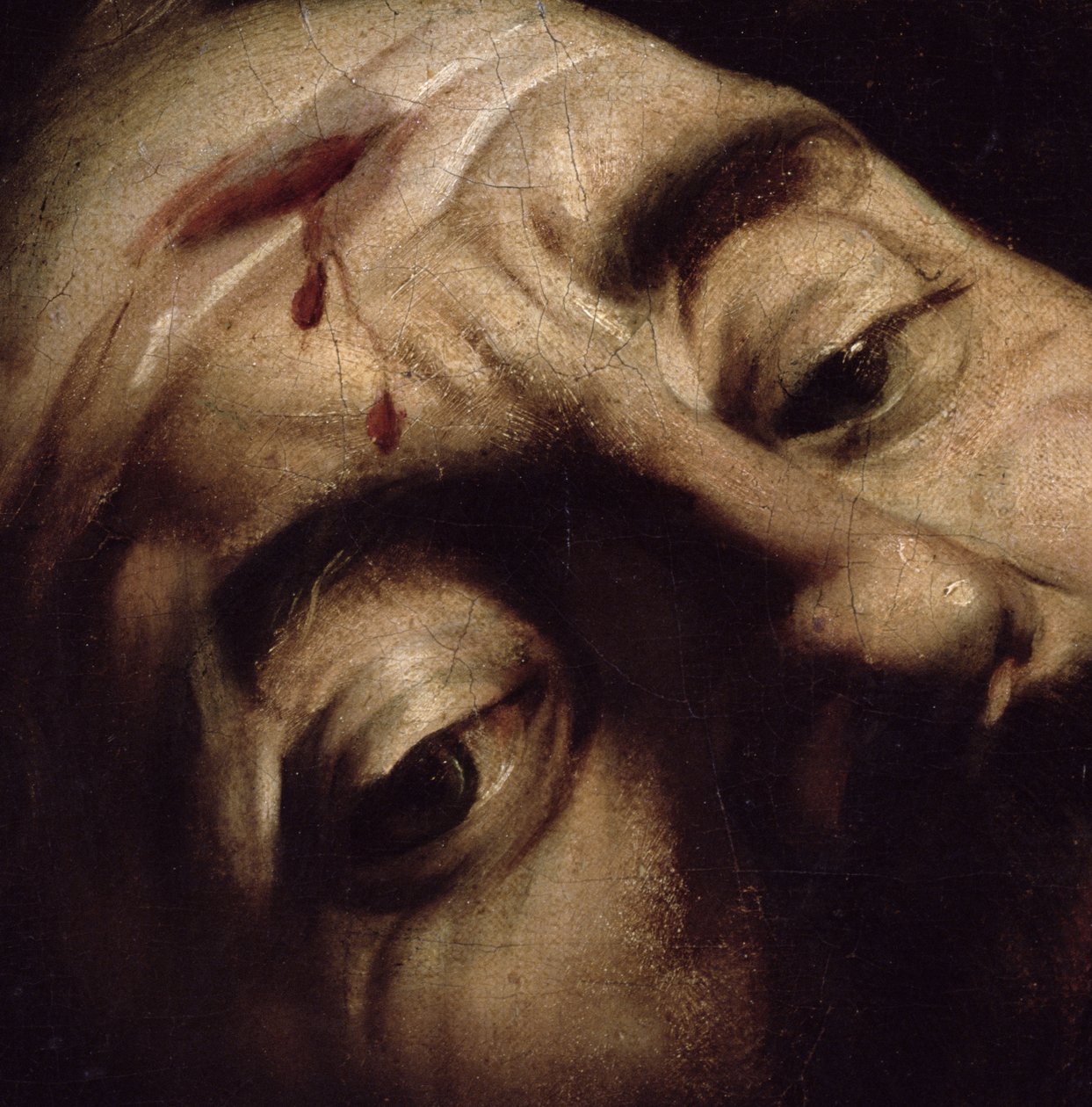 David Victorious over Goliath, ca. 1600 (Detalje af 38076) af Michelangelo Merisi Caravaggio