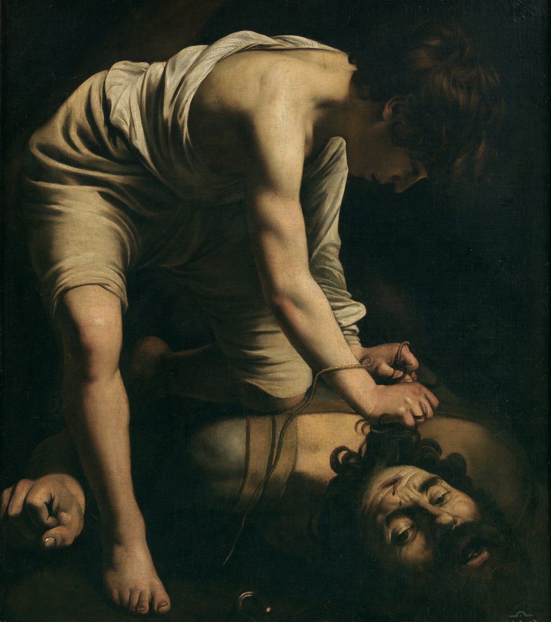 David med Goliats hoved af Michelangelo Merisi Caravaggio